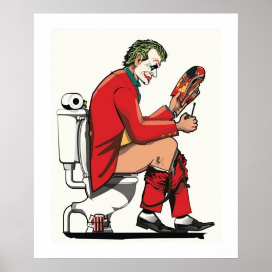Poster drôle, salle de bain, humour, toilettes, caca, hum (Devant)