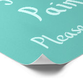 Poster Drôle Sentez votre douleur Citation manuscrite Hum (Coin)