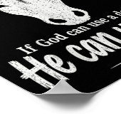 Poster Drôle si Dieu peut utiliser A Il peut vous utilise (Coin)