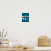 Poster Drôle S'il Vous Plaît Ne Tombez Pas Physiothérapeu (Cuisine)