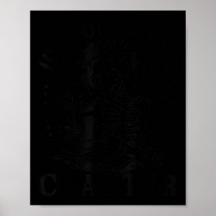 Poster Drôle Skeleton Lecture Livre Juste Un Chapitre De
