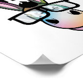 Poster Drôle Smart Donkey Équitation équitation équitatio (Coin)