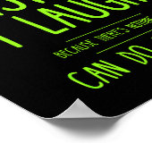 Poster Drôle Soeur rit (Coin)