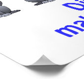 Poster Drôle Souriant Chat Diversité École Motivationnell (Coin)