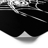 Poster Drôle Spider Web Lazy do-it-yourself Costume Hallo (Coin)