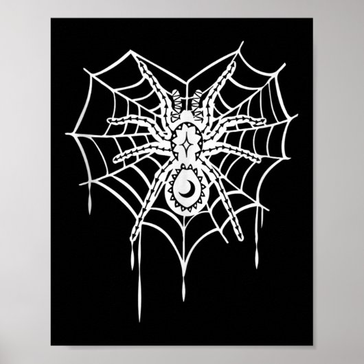 Poster Drôle Spider Web Lazy do-it-yourself Costume Hallo (Devant)