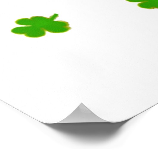 Poster Drôle St. Patrick's Day Chat (Coin)