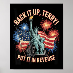 Poster Drôle Statue De La Liberté, Terry ! Mettez-le