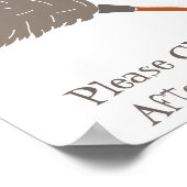 Poster Drôle ta mère ne travaille pas ici (Coin)