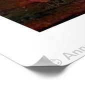 Poster Drôle Tabby Cat Art (Coin)