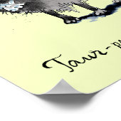 Poster drôle Taurus Zodiac Chat Star affiche (Coin)