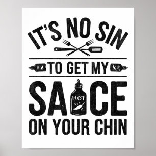 Poster Drôle Tee - shirts Barbecues Pour Hommes Femmes Gr