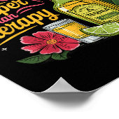 Poster Drôle Tequila Boire Cinco De Mayo Parti Mexicain (Coin)