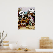 Poster Drôle Thanksgiving (Cuisine)