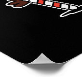 Poster Drôle Tipsy fête de boisson (Coin)