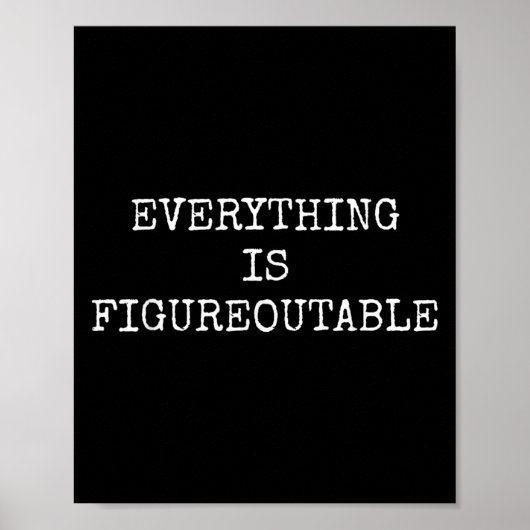 Poster Drôle Tout Est Figurable (Devant)