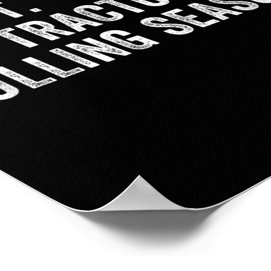 Poster Drôle Tracteur Pulling I Can't It's Tractor Pullin (Coin)