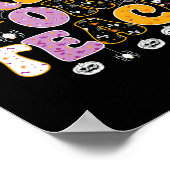 Poster Drôle Trick Ou Enseignant Halloween (Coin)