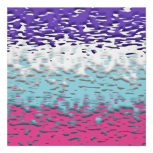 Poster Drôle Trippé Ripply Super Multisexual Pride