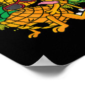 Poster Drôle Tropical Fruit Humour Apparel, Co. Upside Do (Coin)