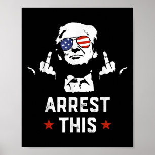 Poster Drôle Trump arrête ce Donald Trump Moyen