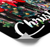 Poster Drôle Trump Danse Santa Claus Noël Noël Noël Noël (Coin)