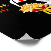 Poster Drôle Trump Nourriture Rapide Mettez Les Frites Da (Coin)