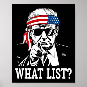 Poster Drôle Trump Quelle Liste 2