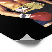 Poster Drôle Trump Rocky Boxer Meme Boxer Us Flag Patrio (Coin)