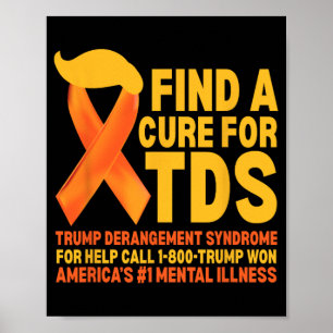 Poster Drôle Trump - Syndrome De Dérangation Tds - Sensib