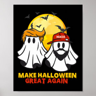 Poster Drôle Trump Vance Ghost Mega Casquette Faire Hallo