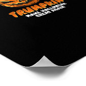 Poster Drôle Trumpkin rendre Halloween grande encore Easy (Coin)