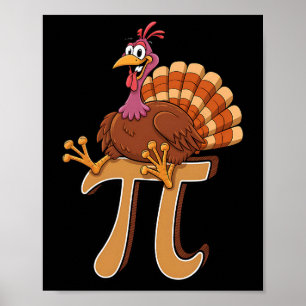Poster Drôle Turquie Pi Day Pie Math Lover Geek Nerd Merc