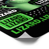 Poster Drôle Weirdcore Animal Femmes Hommes Lizard Lizard (Coin)