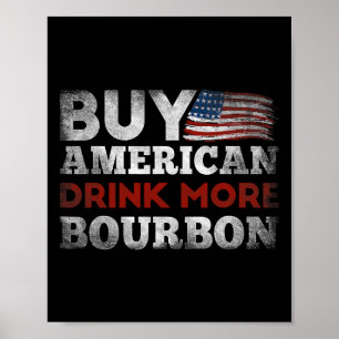 Poster Drôle Whiskey Citer Us Drapeau Acheter American Dr