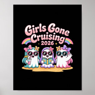Poster Drôles de filles fantômes mignonnes en croisière V