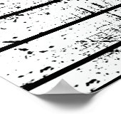 Poster drôles yeux en spirale de chat fou (Coin)