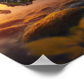 Poster Drone Apocalyptique au lever du soleil (Coin)