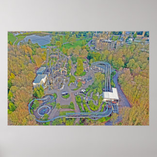 Poster Drone X-Sector | Alton Towers Resort