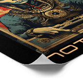 Poster Drop Beats Not Bombs Anti-War Alien Annunaki (Coin)