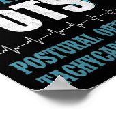 Poster Drop It Like It's POTS Shirt Dysautonomia Awarenes (Coin)
