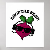 Poster Drop La Beet Funny Music Veggie Pun (Devant)