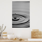 Poster Droplet Ricochet (Cuisine)