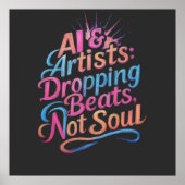 Poster Dropping Beats (Devant)