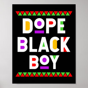 Poster Drug Black Boy African American Black History Mont
