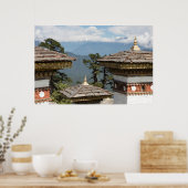 Poster Druk Wangyal Chortens (Cuisine)