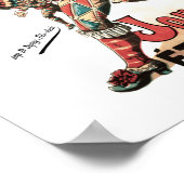 Poster Drum Art Drummer Jester Toy Publicité (Coin)