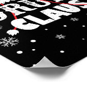 Poster Drum Claus Santa Christmas Drummer Long Sleeve  (Coin)