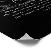Poster Drumage Squelette Pirate Avec Citation Barbe Noire (Coin)