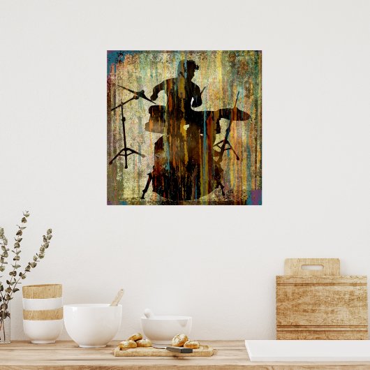 Poster Drummer Streak, Copyright Karen J Williams (Cuisine)